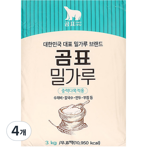 만족의 시작 밀가루3kg 베스트상품